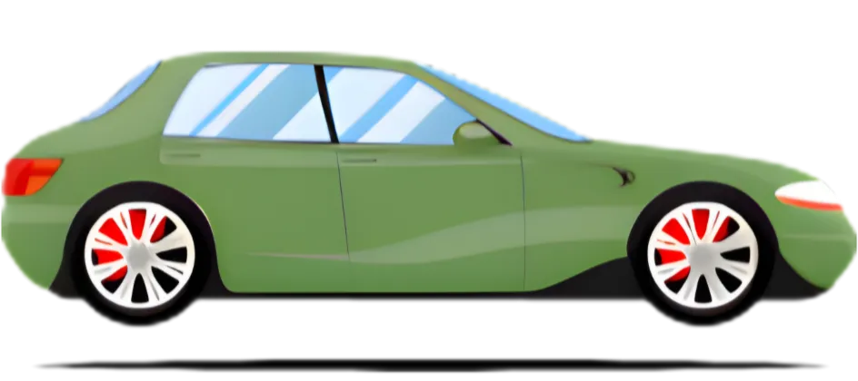 Green Car Icon picked up by Auto Scrappers