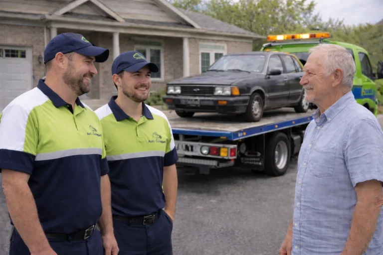 Client Junk Car Pickup Happy Customer Auto Scrappers